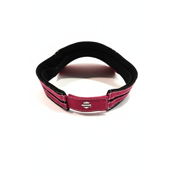 NEW Harley Davidson Visor Hat Womens Pink Black Hook & Loop Biker Motorcycle - Picture 4 of 4